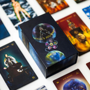 Soul’s Journey Tarot deck, an intuitive guide for both beginners and seasoned readers seeking spiritual growth.
